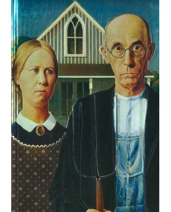 Grant Wood: American Gothic (Foiled Journal): 08 (Flame Tree Notebooks, 08)