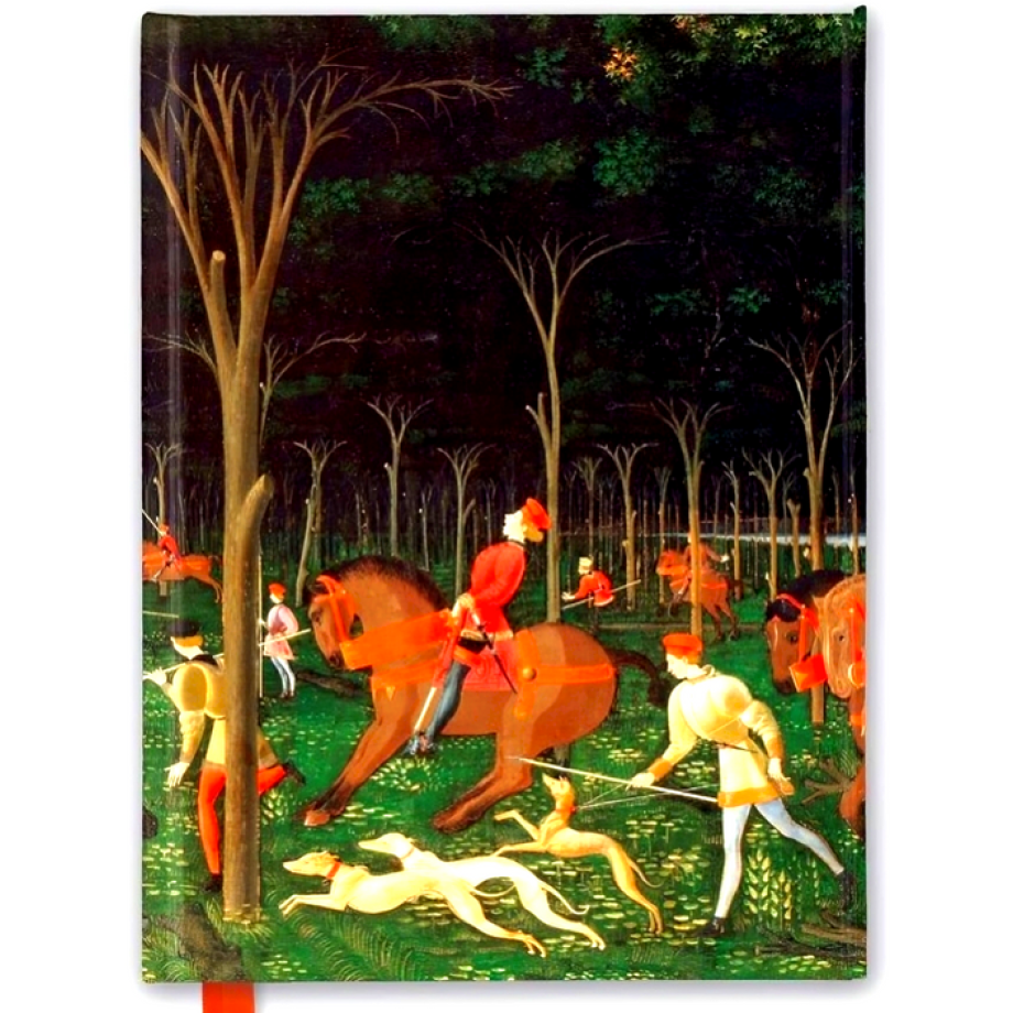 Ashmolean Museum: The Hunt By Paolo Uccello (Foiled Journal)