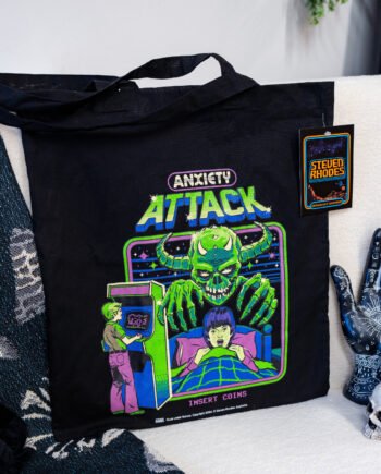 Anxiety Attack Steven Rhodes Tote Bag
