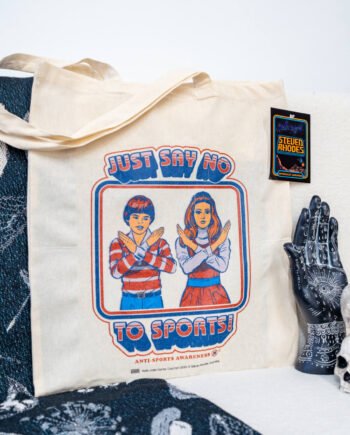 Just Say No To Sports Steven Rhodes Natural Tote Bag