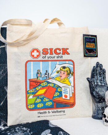 Sick of Your Shit Steve Rhodes Natural Tote Bag
